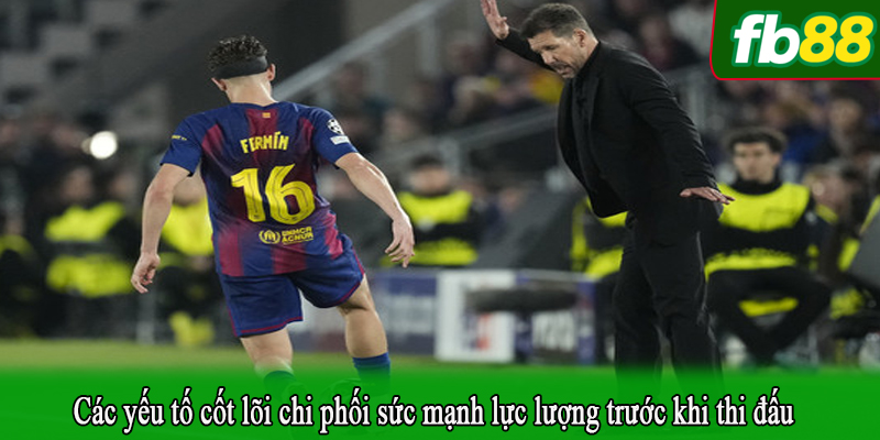 Các yếu tố cốt lõi chi phối sức mạnh lực lượng trước khi thi đấu