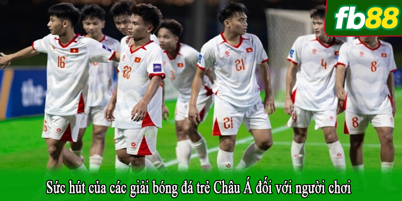 Sức hút của các giải bóng đá trẻ Châu Á đối với người chơi