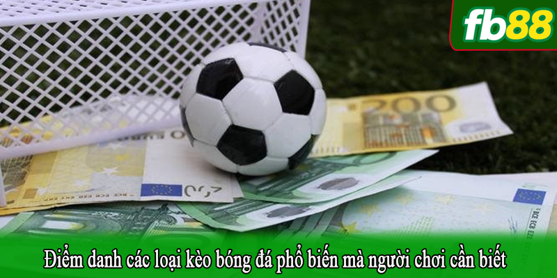 Điểm danh các loại kèo bóng đá phổ biến mà người chơi cần biết