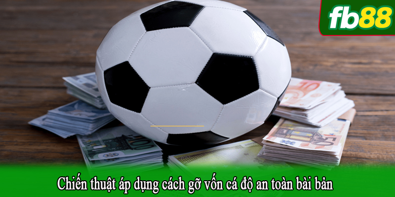 Chiến thuật áp dụng cách gỡ vốn cá độ an toàn bài bản