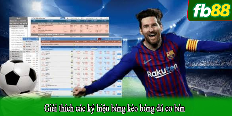 Giải thích các ký hiệu bảng kèo bóng đá cơ bản