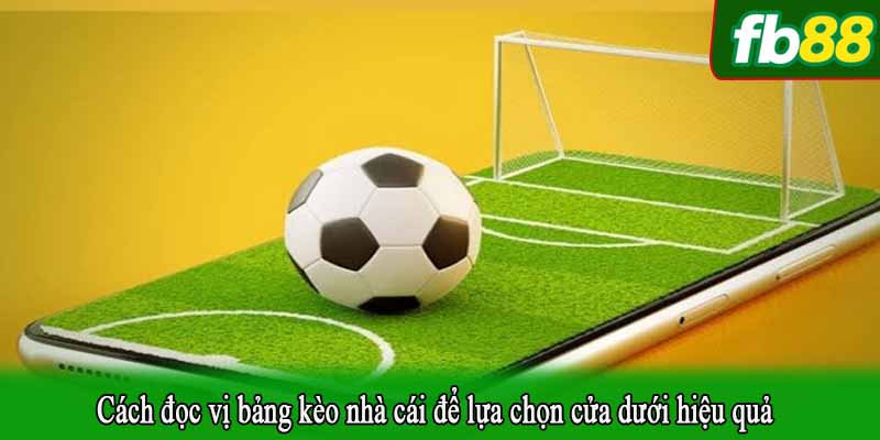 Cách đọc vị bảng kèo nhà cái để lựa chọn cửa dưới hiệu quả